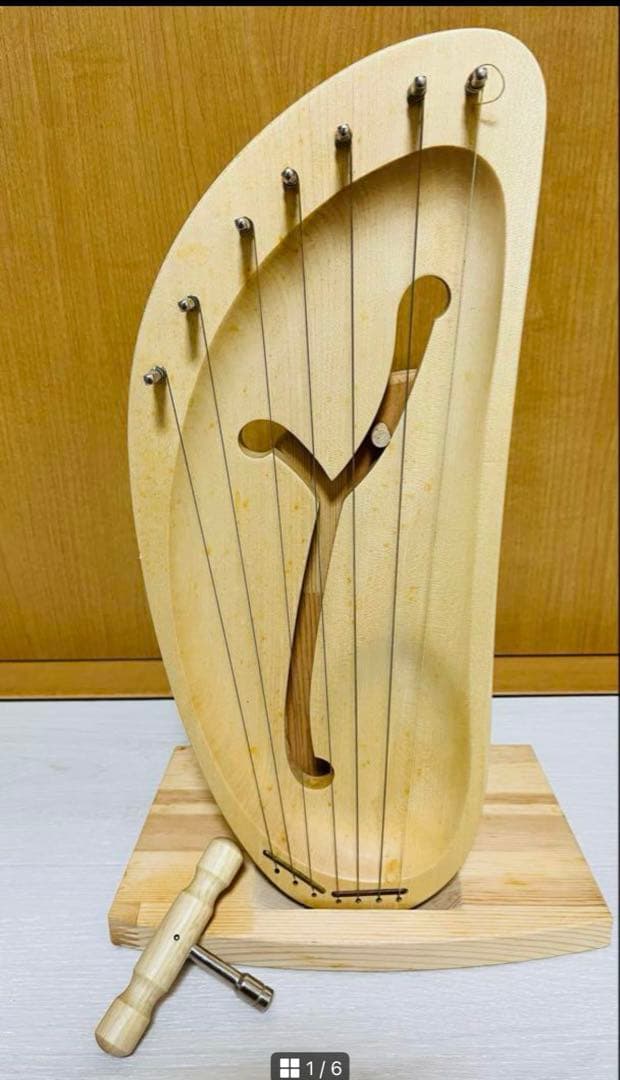 アウリスライヤー 7弦 ペンタトニック 竪琴 ハープ シュタイナー教育