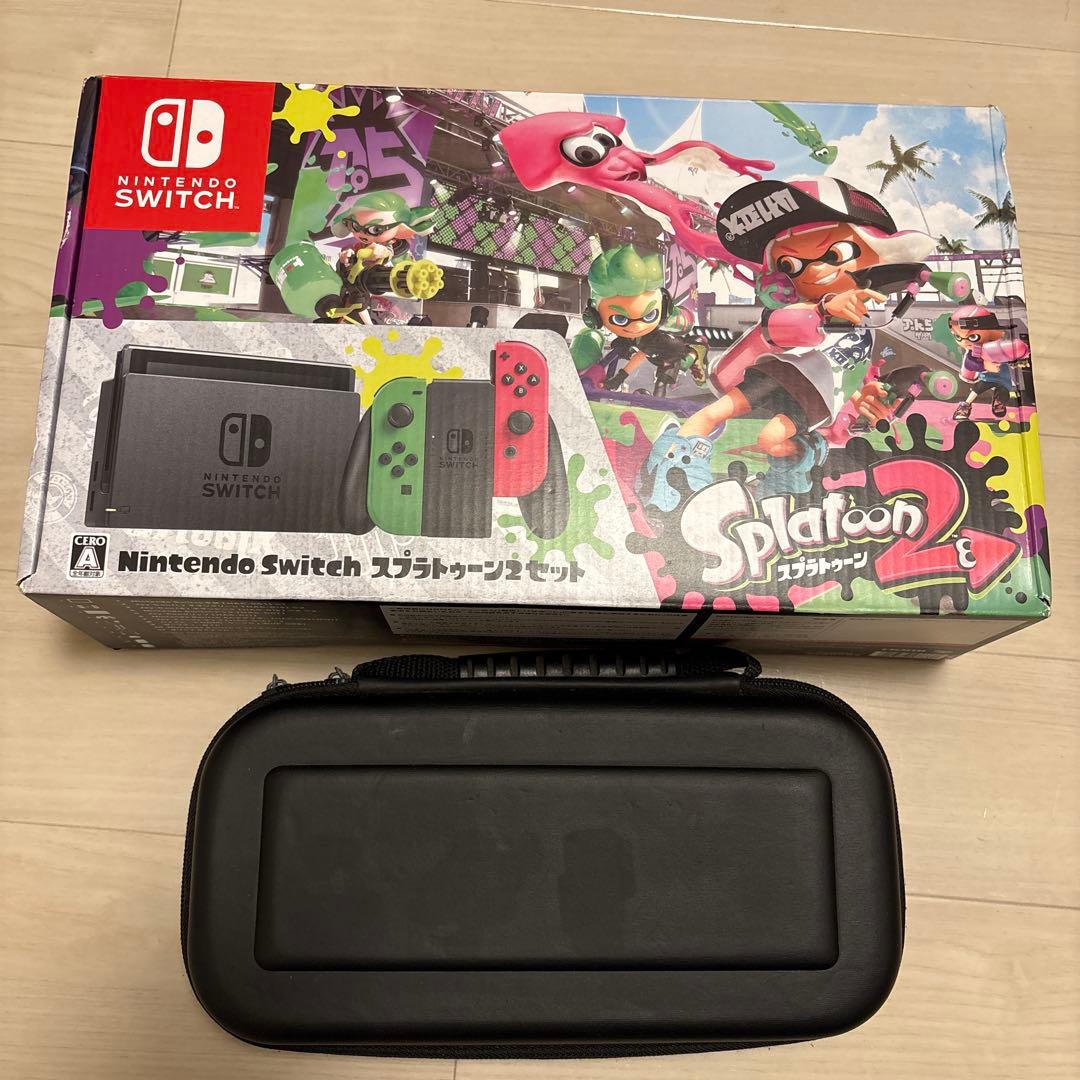 Switch 本体 Splatoon 2＋ソフト＋ケース＋SD128GB付
