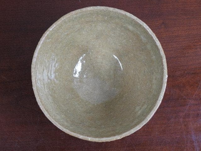 萩茶碗　山本京山　山水庵　人丸窯　共箱　Ｍ888