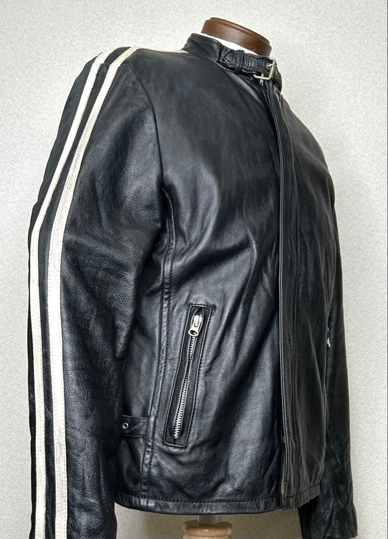 ⑥schott クラシックレーサー【M】革ジャンninjaハーレーgpzショベル