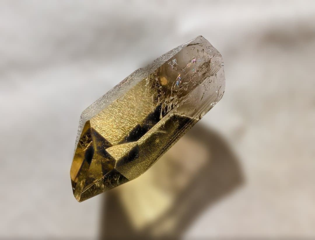 ホリミネラロジー コレクション ロシア ウラル 産シトリン 黄水晶　標本