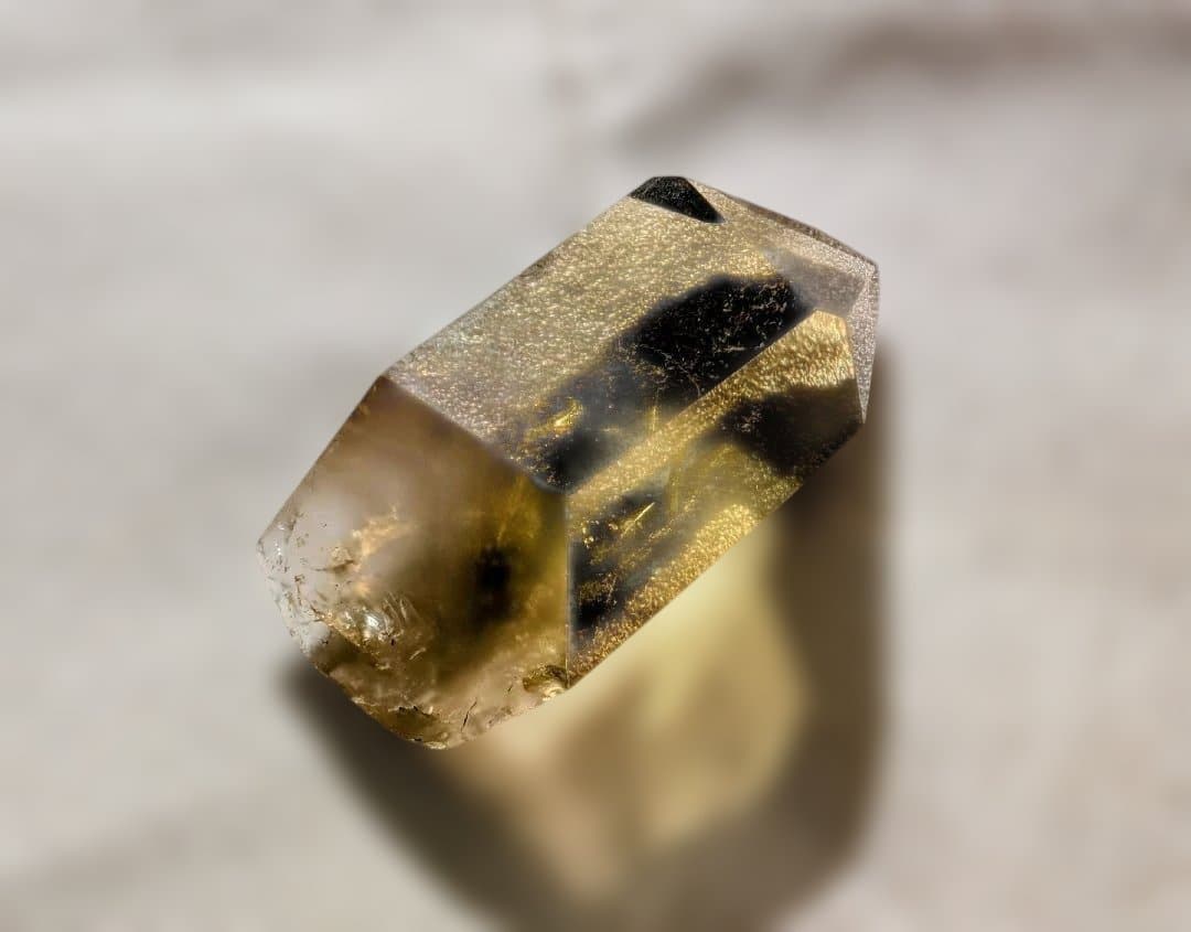 ホリミネラロジー コレクション ロシア ウラル 産シトリン 黄水晶　標本