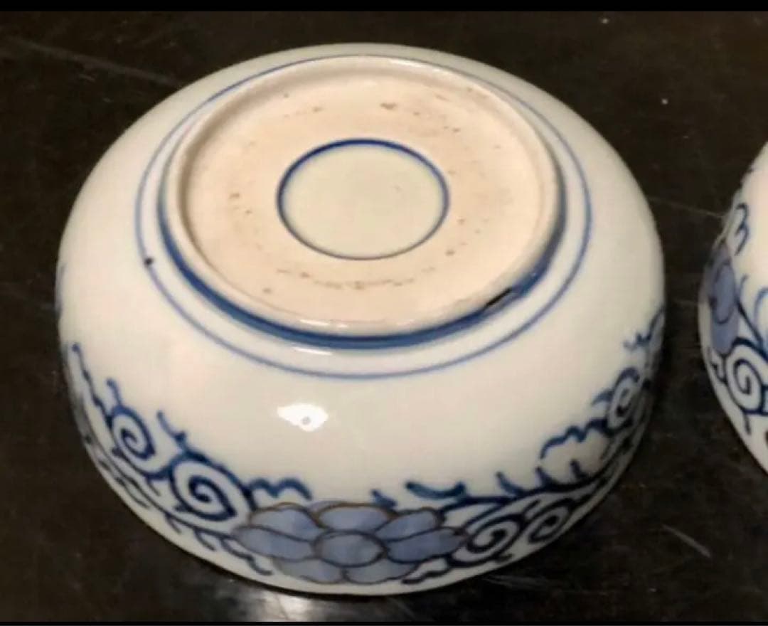 上手物 古伊万里 金彩錦 春寒鉢 膾皿 中鉢 2客