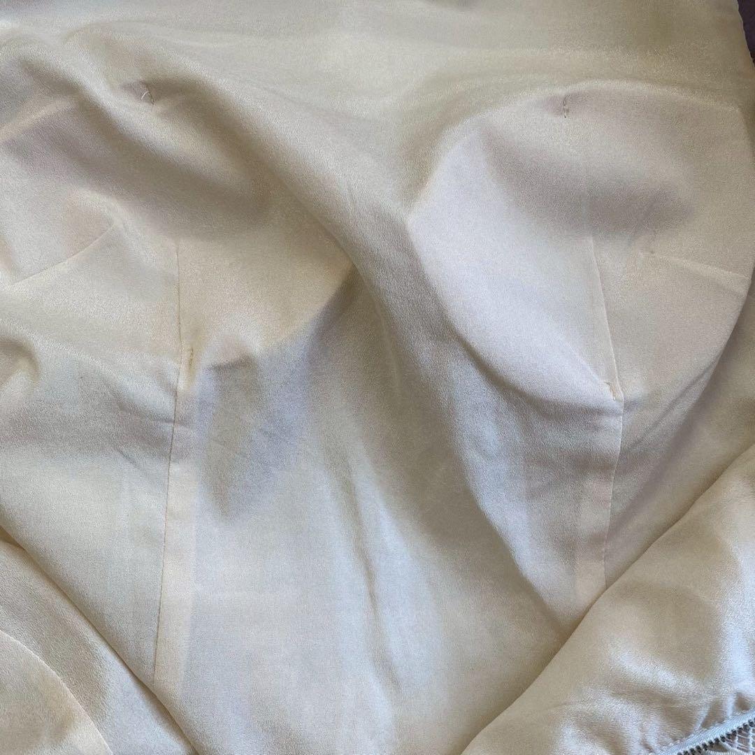 美品【エルケイ】総レースマーメイドワンピースドレス ノースリーブ パーティー