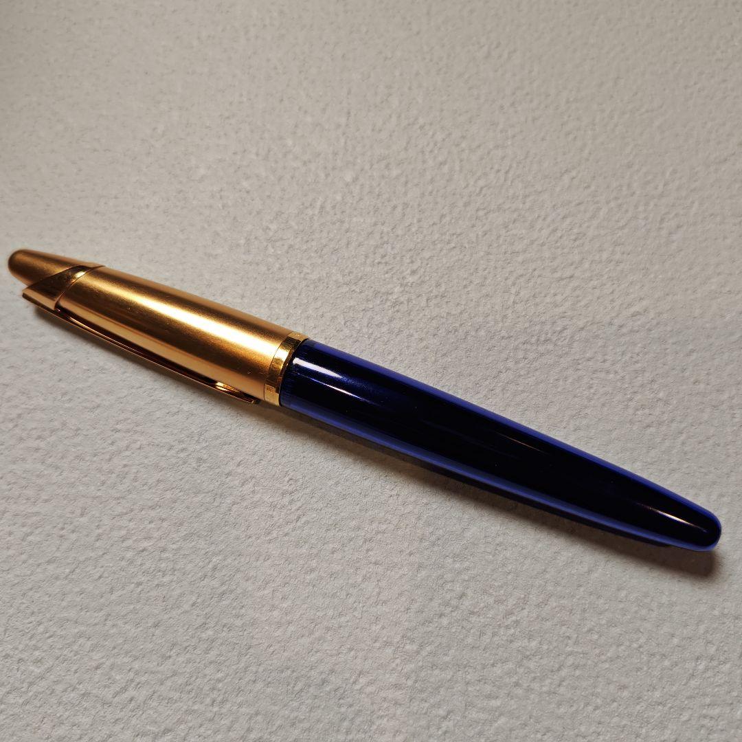 ウォーターマン　万年筆　エドソン　サファイアブルー　18Kペン先　中字