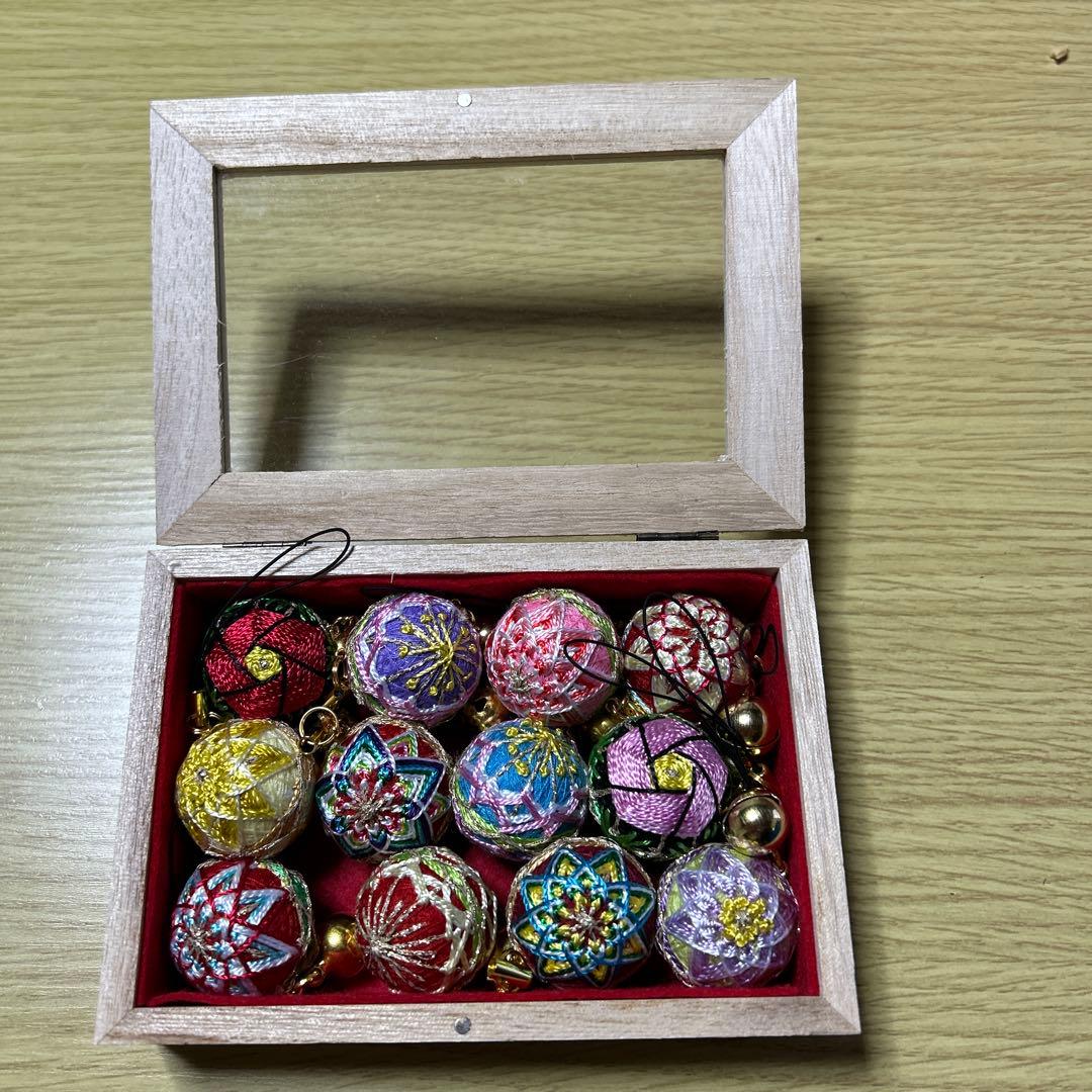 金沢華手毬と九谷焼名刺入れ