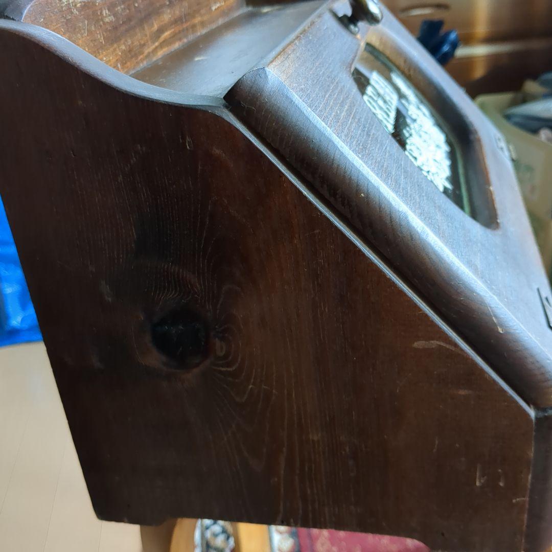 木製ブレッドボックス イマン　ブレッドケース アンティーク　ヴィンテージ