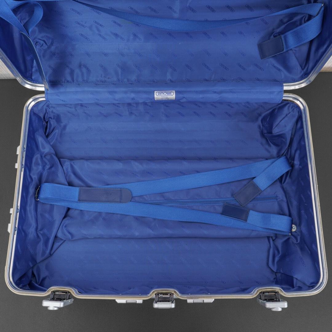 リモワ トパーズ 青ロゴ 63L 4輪 TSAロック チェックインM シルバー