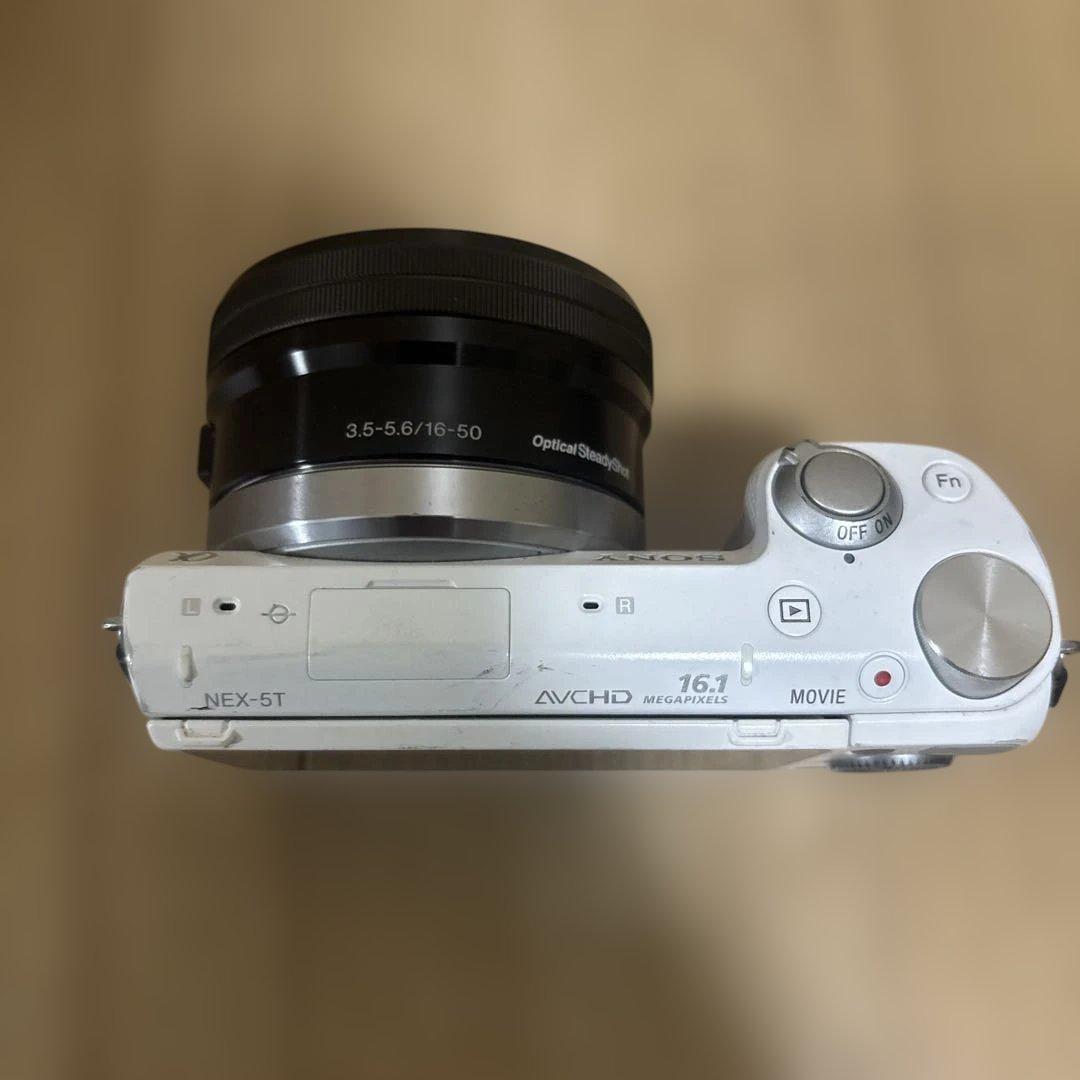 SONY ソニー α NEX-5T ホワイト レンズセット ミラーレス一眼カメラ