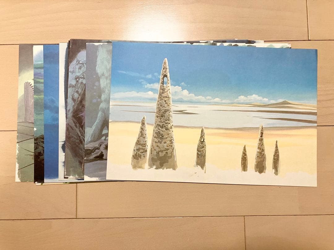 スタジオジブリ 風の谷のナウシカ 複製セル画 背景セット 宮崎駿　フルセット