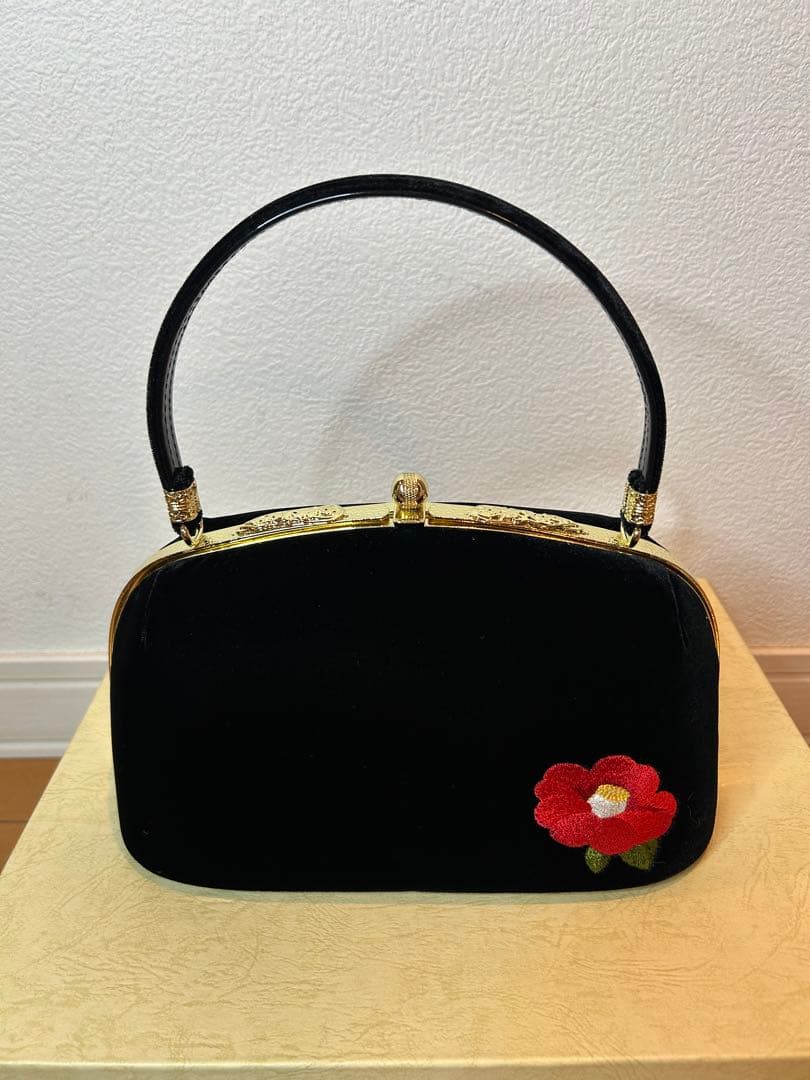 草履バッグセット 成人式 振袖　椿　つばき　草履　バック　24cm