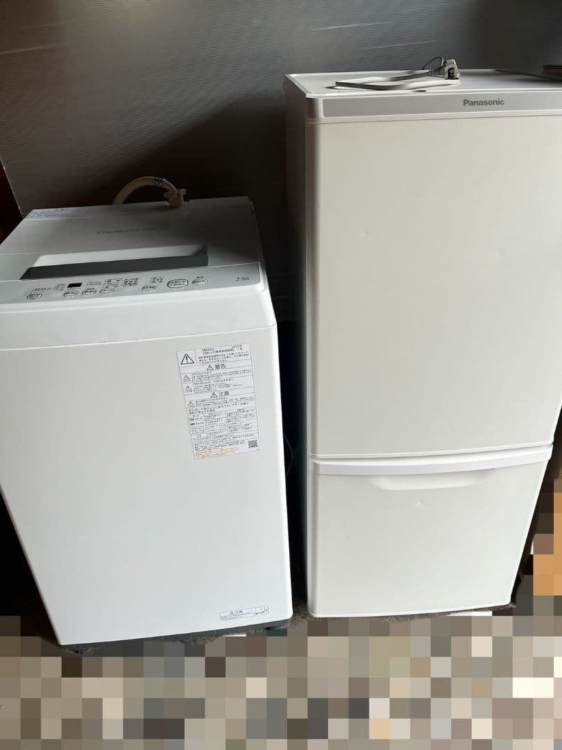 Panasonic　冷蔵庫　2021年製　TOSHIBA　洗濯機　2020年製