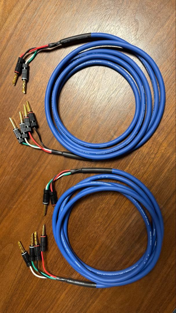 Zonotone バイワイヤリング対応 2本ペア スピーカーケーブル