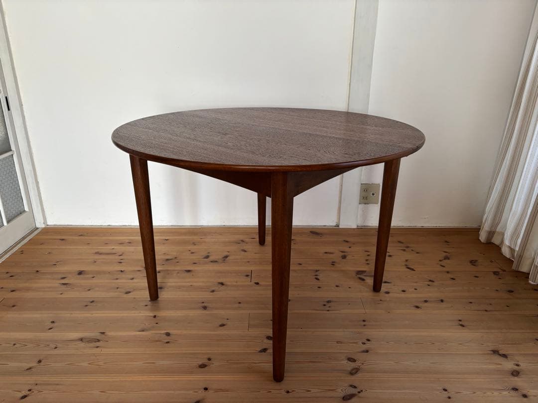 Jentique/ジェンティーク　ラウンドエクステンションテーブル