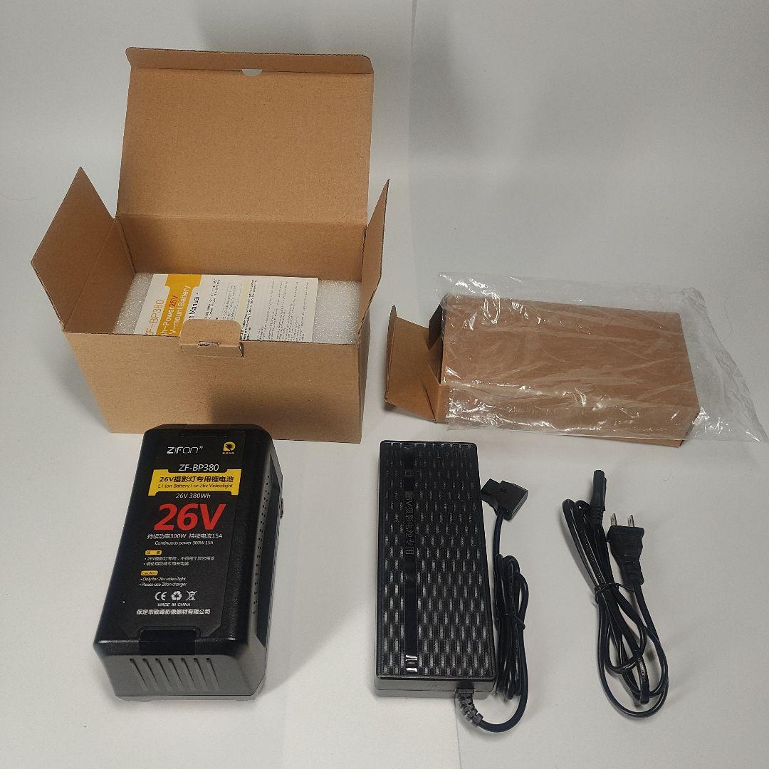 ZIFON BP380 Vマウントバッテリー 充電器付き①