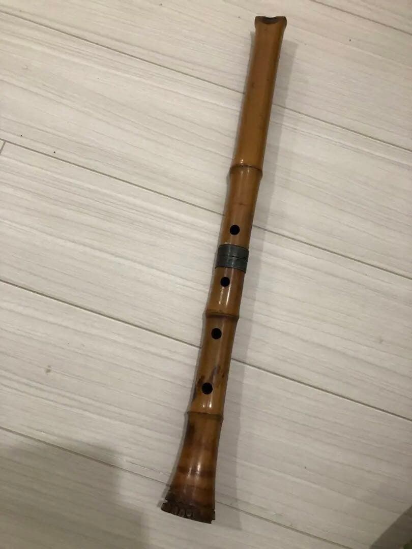尺八　琴古流　一尺八寸　銀継　美品