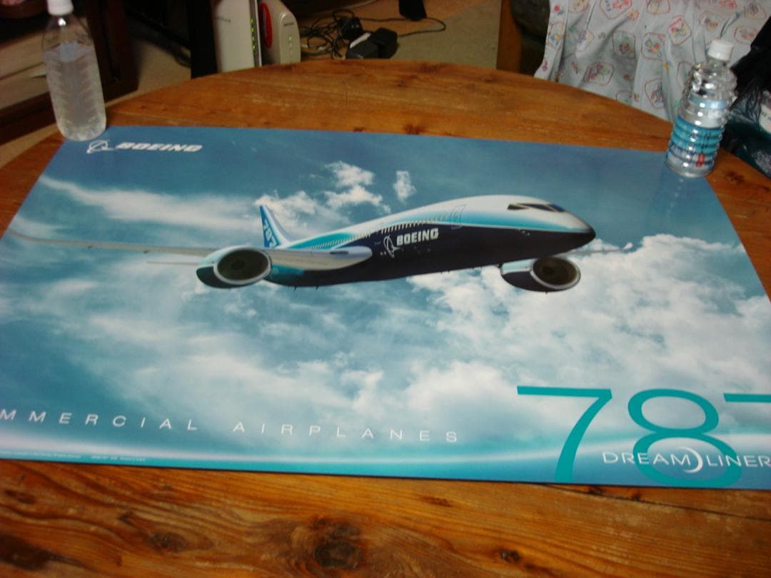 ボーイング787 Boeing 787 Dreamliner   非売品ポスター