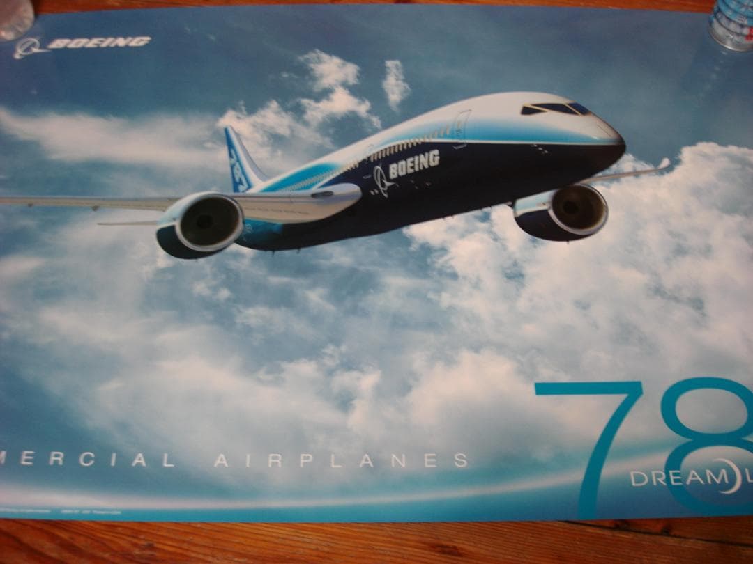 ボーイング787 Boeing 787 Dreamliner   非売品ポスター