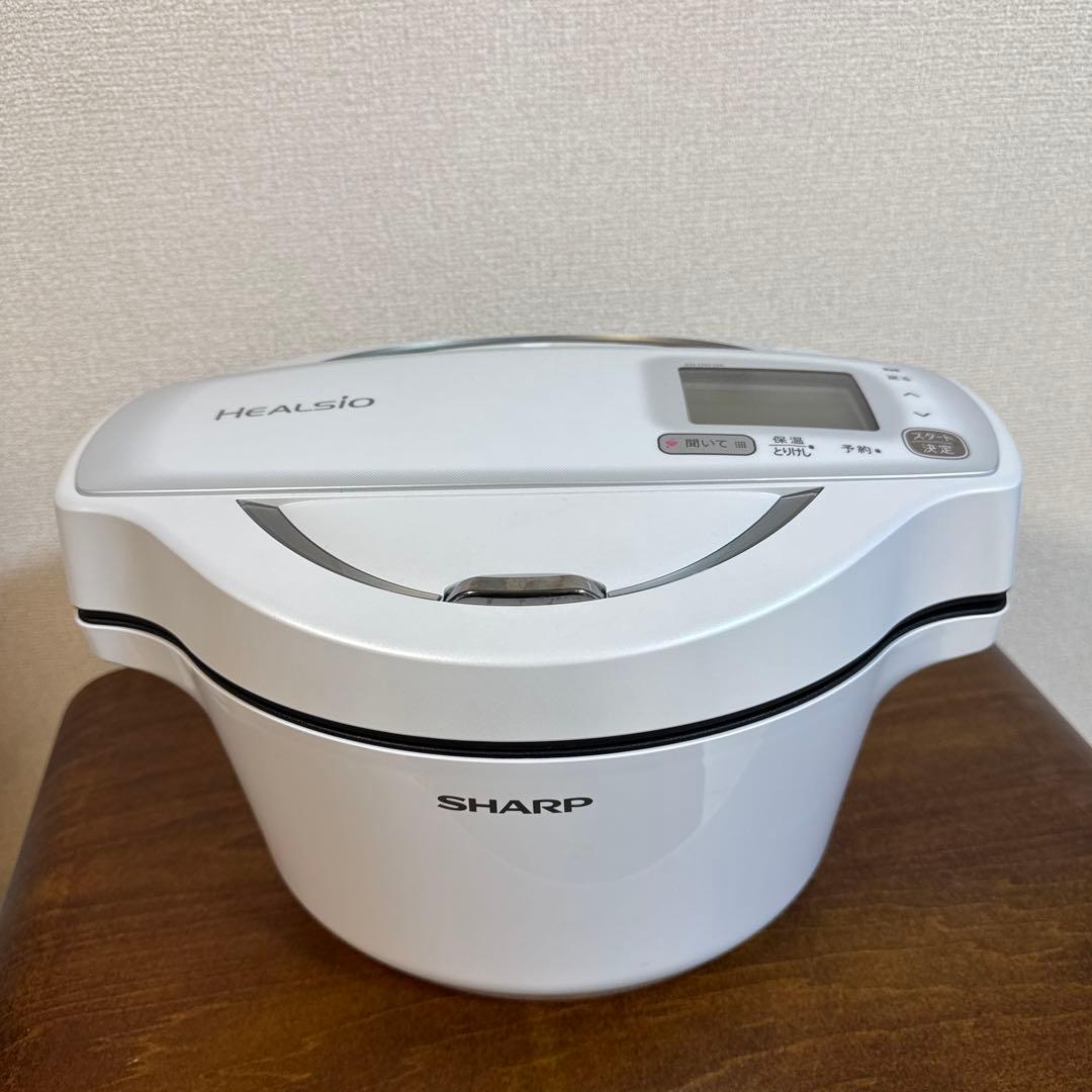SHARP HEALSIO 電気圧力鍋 KN-HW16E 1.6Lホワイト