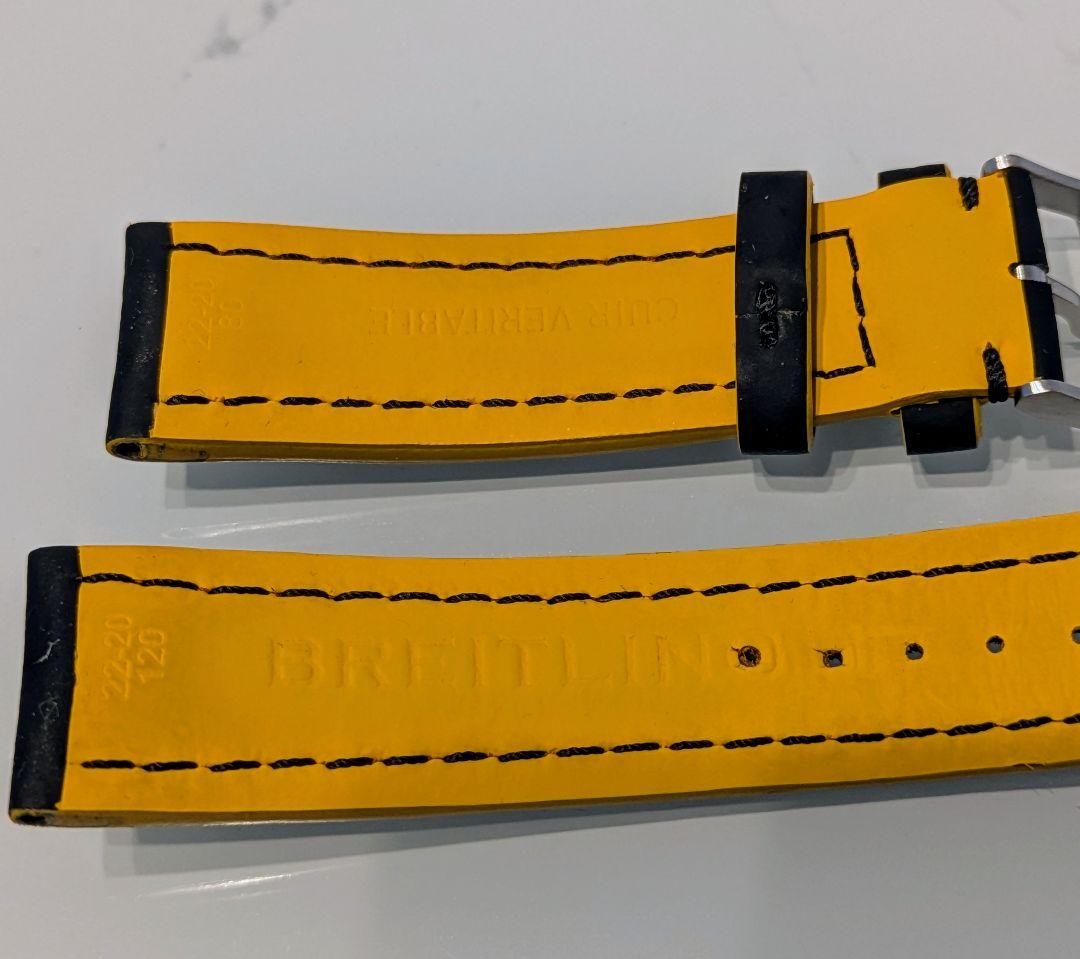 【純正】ブライトリング ラバーベルト バックル付