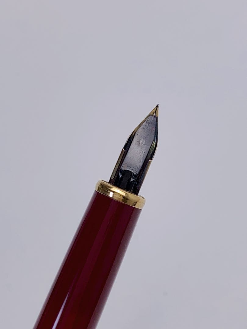 P022 極美品 PLATINUM プラチナ 万年筆 ペン先14K P 細