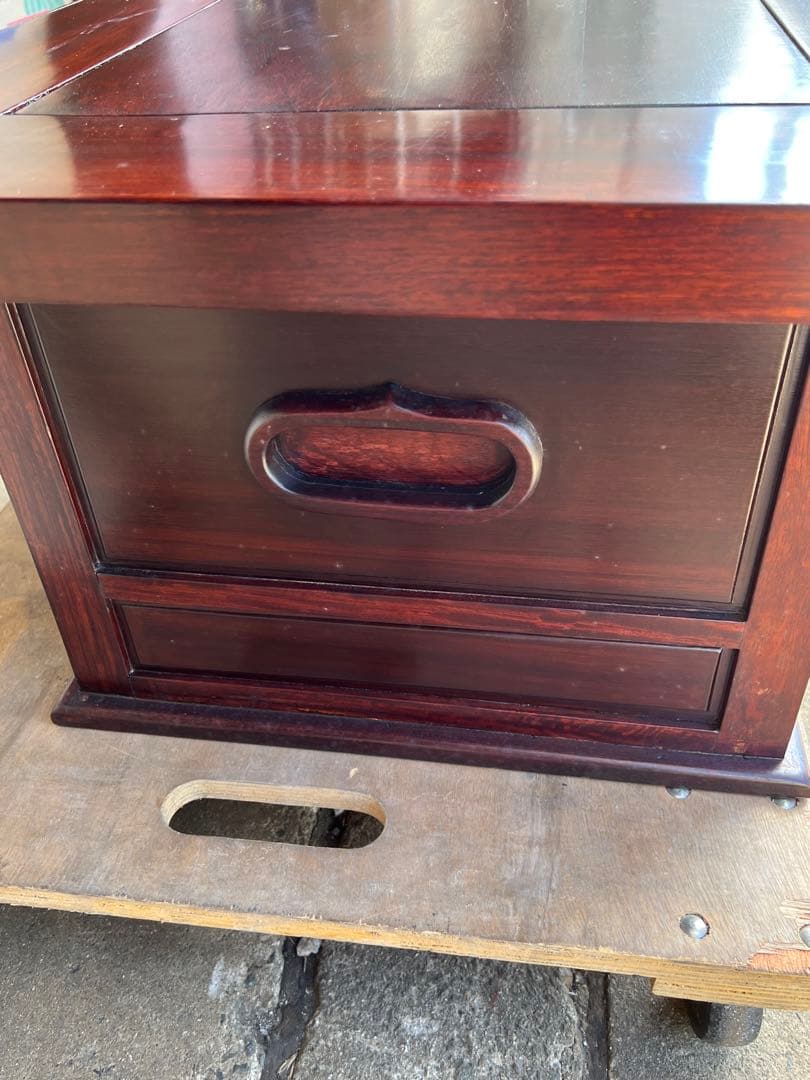 関西長火鉢　引き出し3杯　古道具 茶道具 囲炉裏 古民家　アンティーク 長火鉢