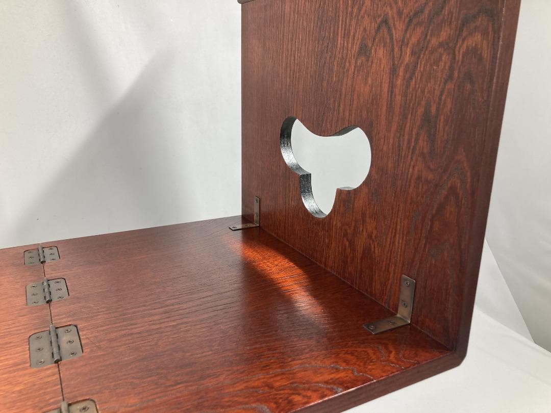 く*げ様 折り畳み式 文机 脇机 花台 小物置き 小物入れ アンティーク ビンテ