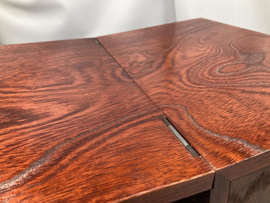 く*げ様 折り畳み式 文机 脇机 花台 小物置き 小物入れ アンティーク ビンテ