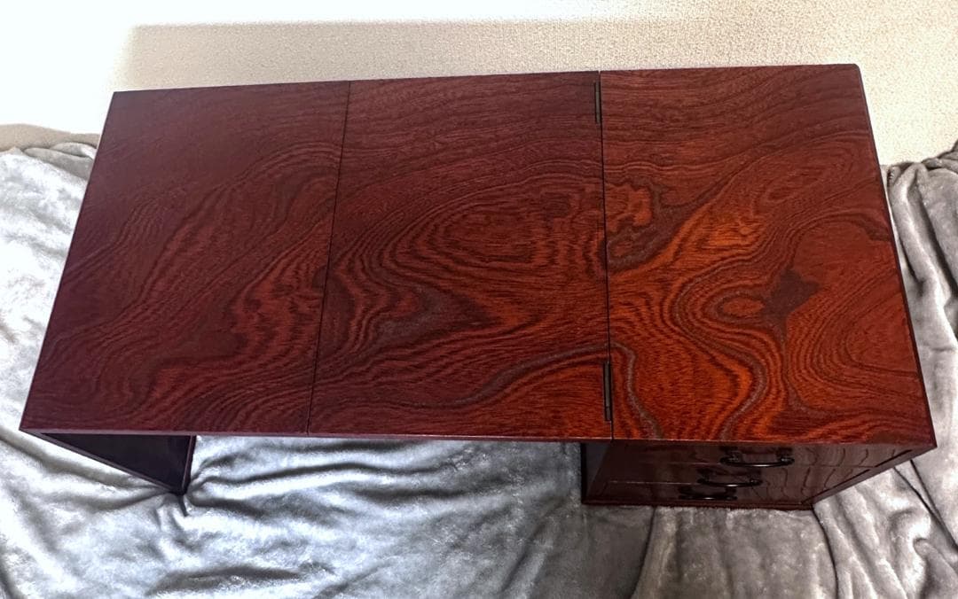 く*げ様 折り畳み式 文机 脇机 花台 小物置き 小物入れ アンティーク ビンテ