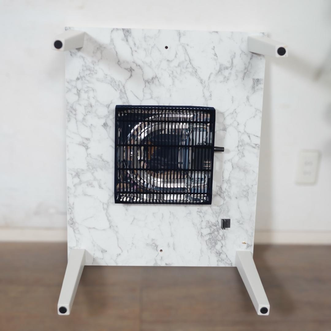 【新品】大理石柄 こたつテーブル 75×60cm コンパクト
