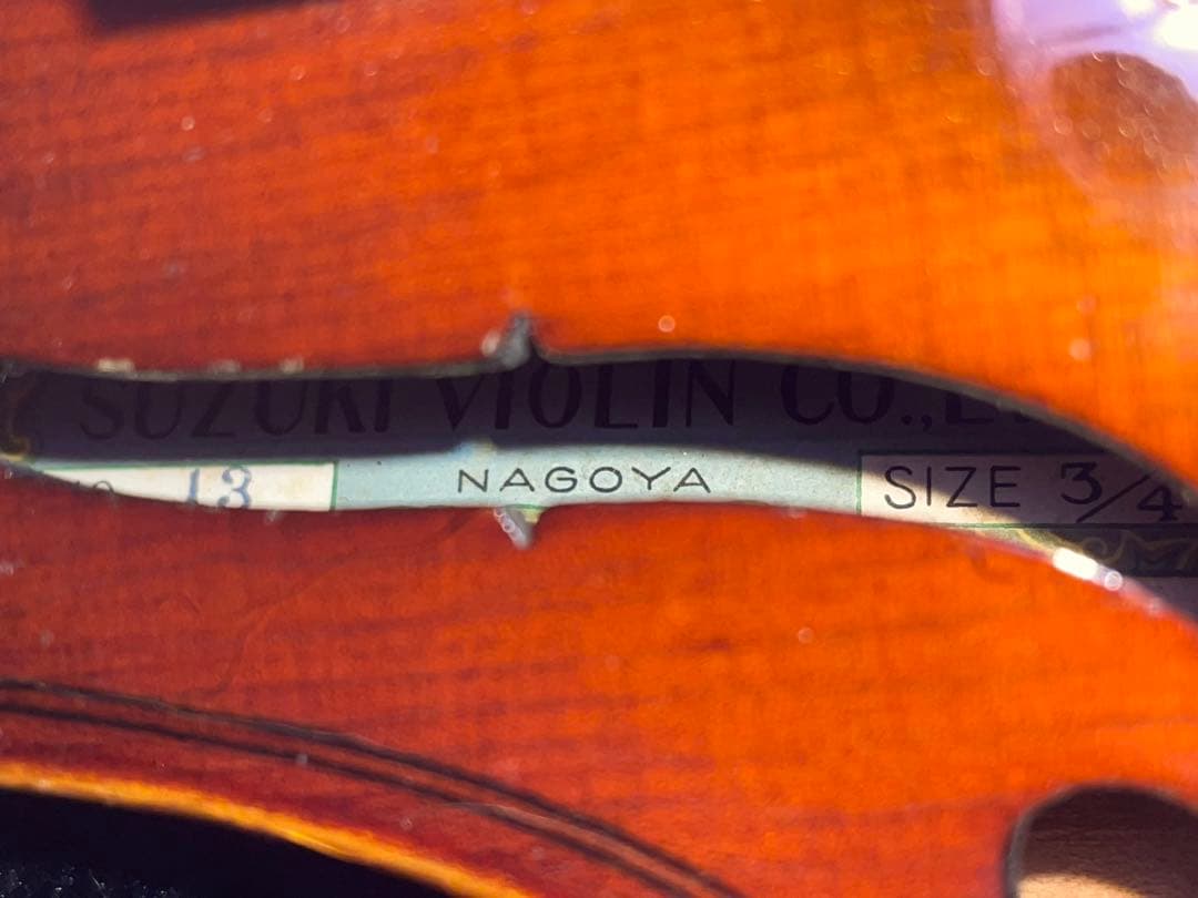 ★ niko25★SUZUKI3/4分数バイオリンNo.13