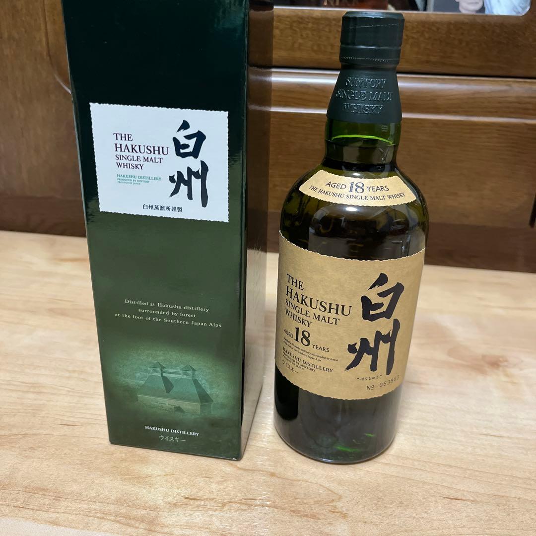 サントリー シングルモルトウイスキー 白州 18年