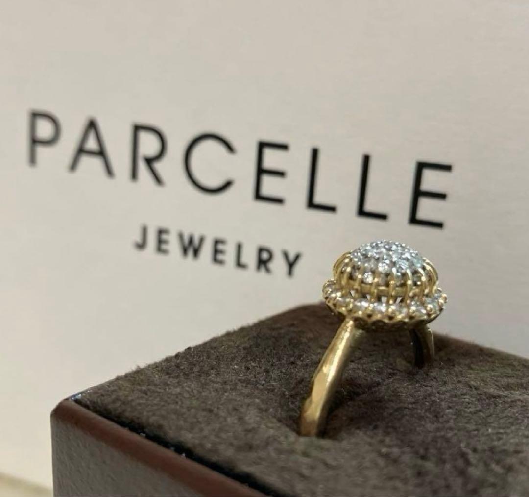パーセルジュエリー ダイヤモンド ポンポネモザイク リング　12.5号