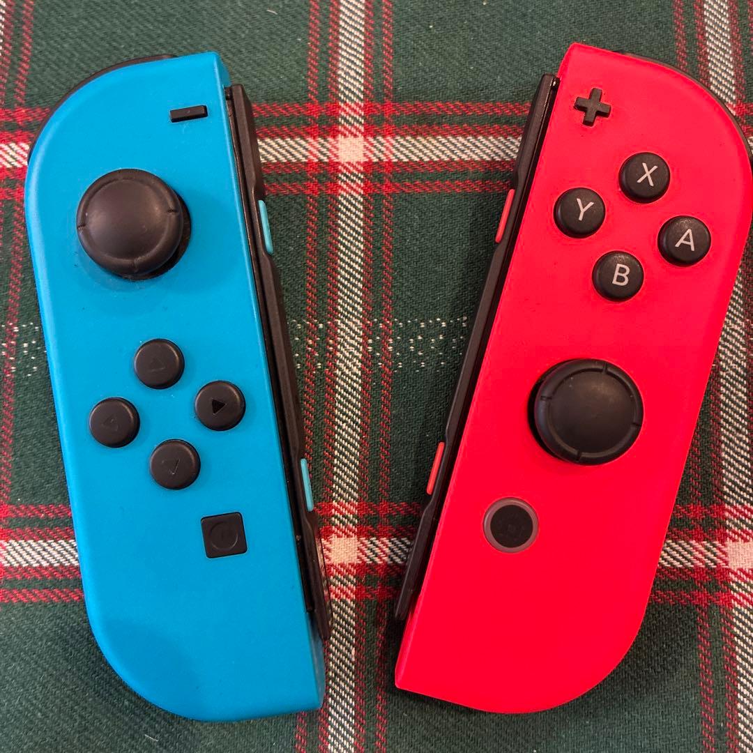 【箱付】美品Nintendo Switch 本体 ネオンブルー/ネオンレッド