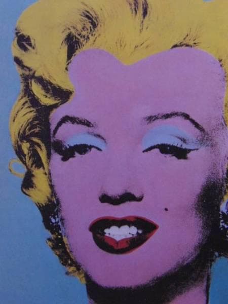 WARHOL、Marilyn、希少画集画、新品額装付