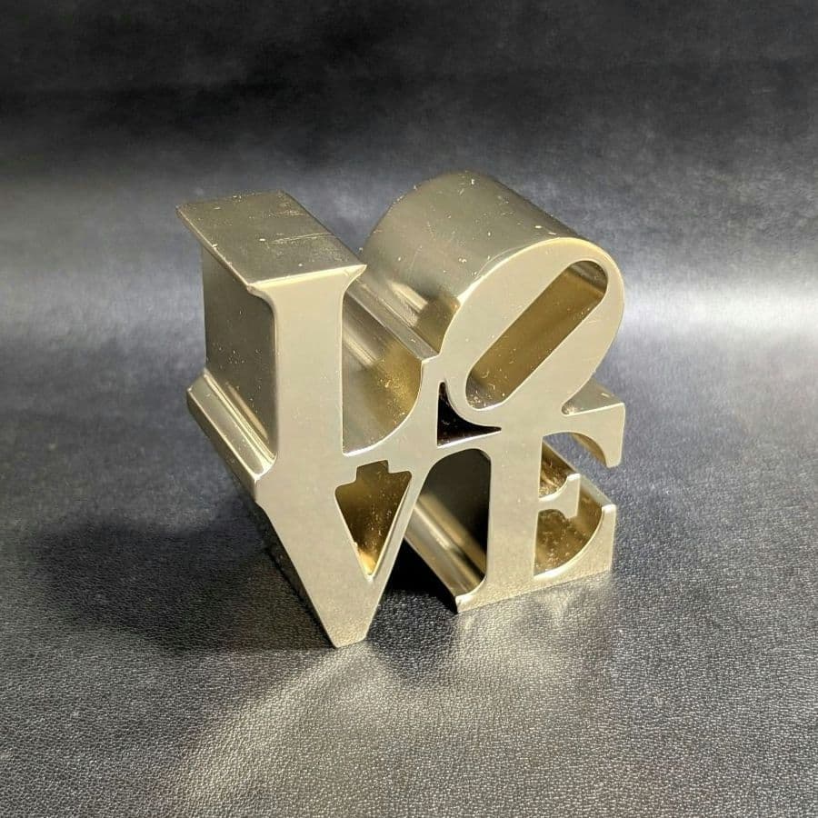 希少 ロバート・インディアナ『LOVE』Robert Indiana ゴールド