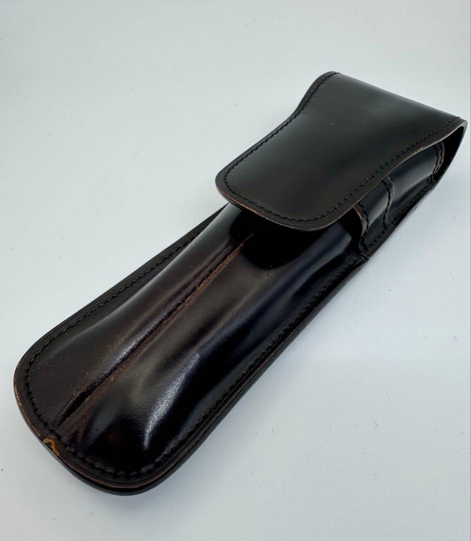 Brelio ブレイリオ　コードバン　レザーペンケース