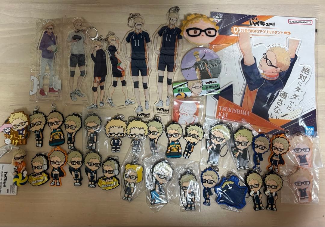 月島蛍 アクキー アクスタ 原作缶バッジ まとめ売り