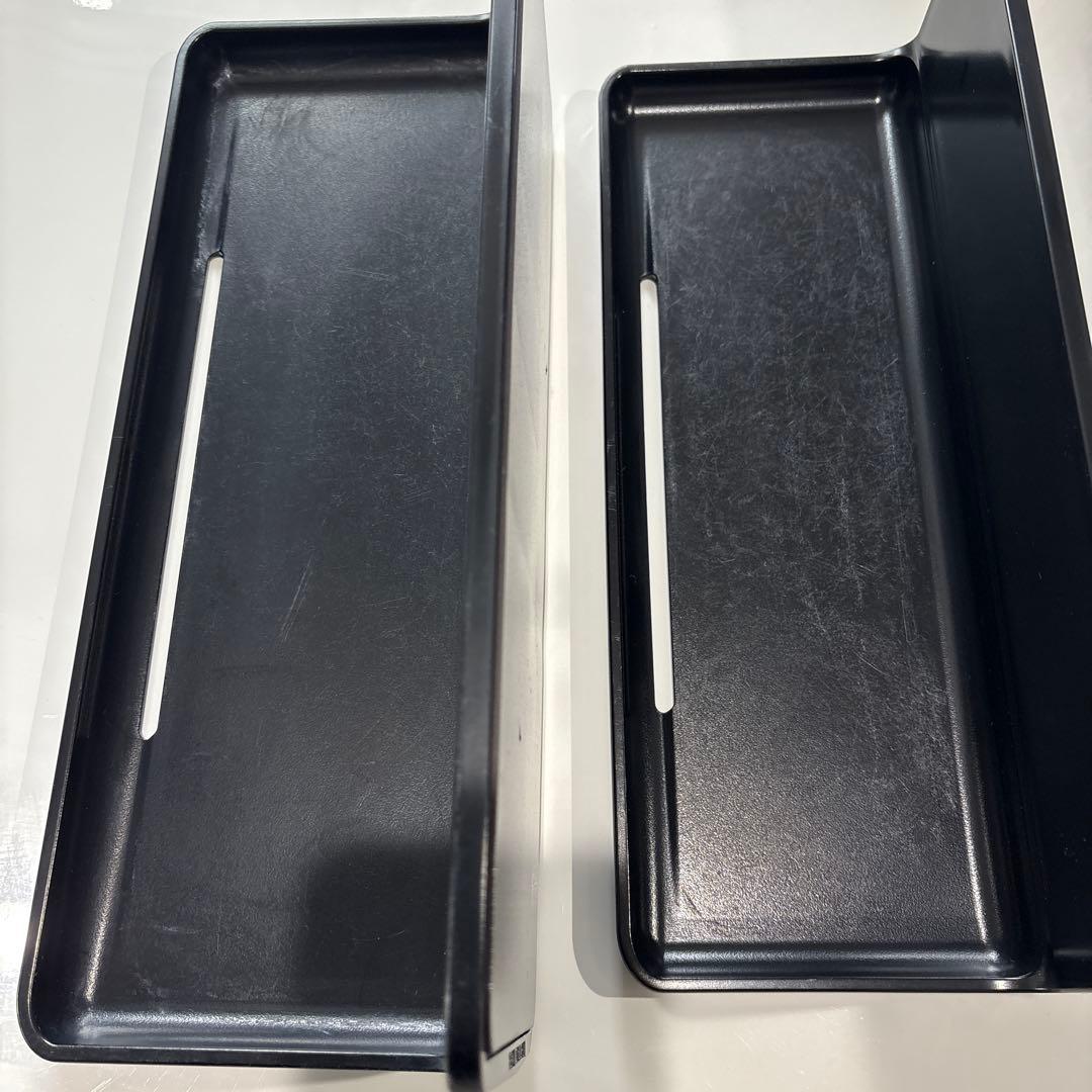 リクシル　マグネットシェルフ300W　ブラック2個セット