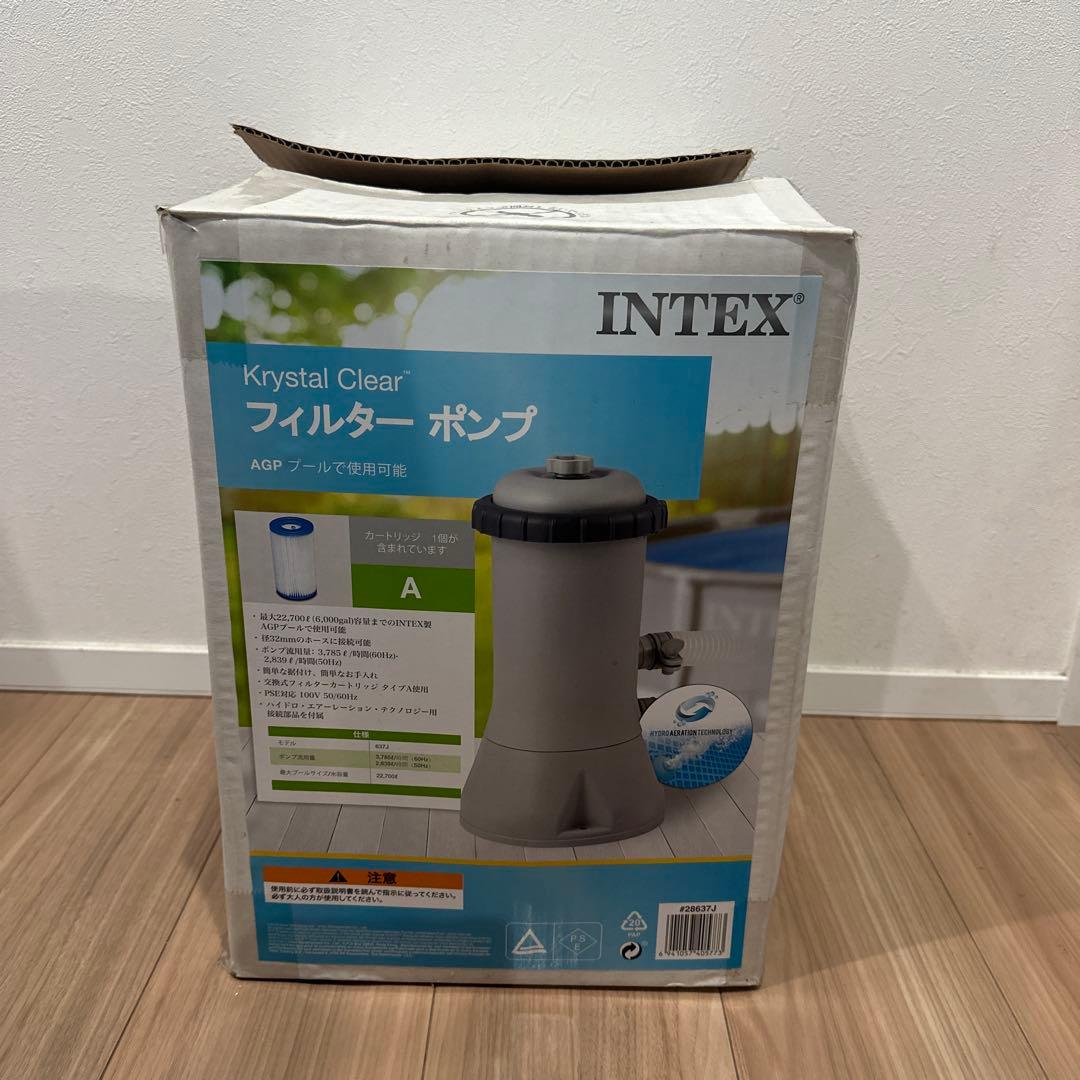 INTEX Krystal Clear フィルター・ポンプ Aタイプ