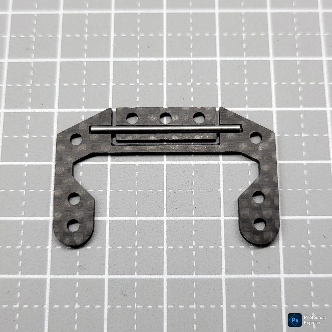 残り1個 CH-Fix【CNC加工】 フロント提灯用ヒンジ カーボンパーツセット