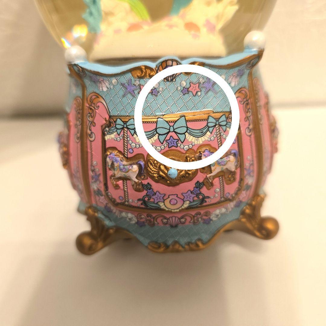 アリエル　ディズニーストア　アクセサリーケース　スノーグローブ　箱あり　レア