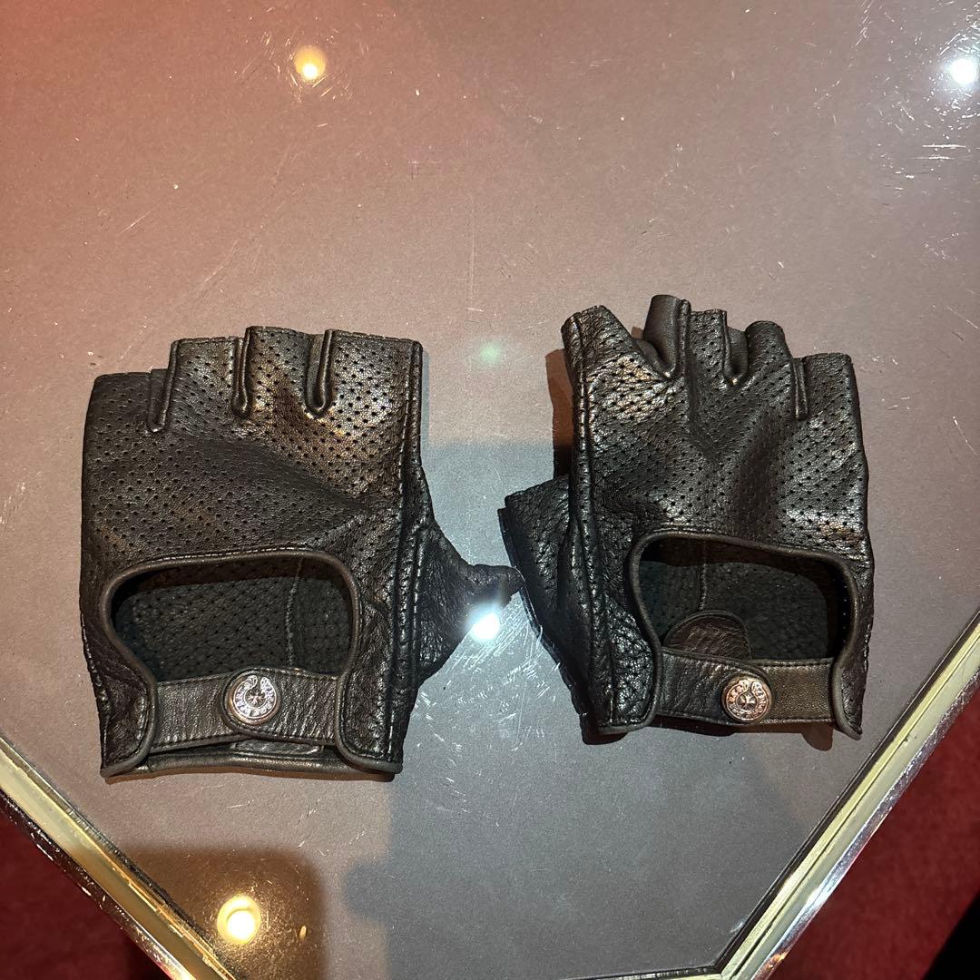 クロムハーツ レザー グローブ　サイズ9