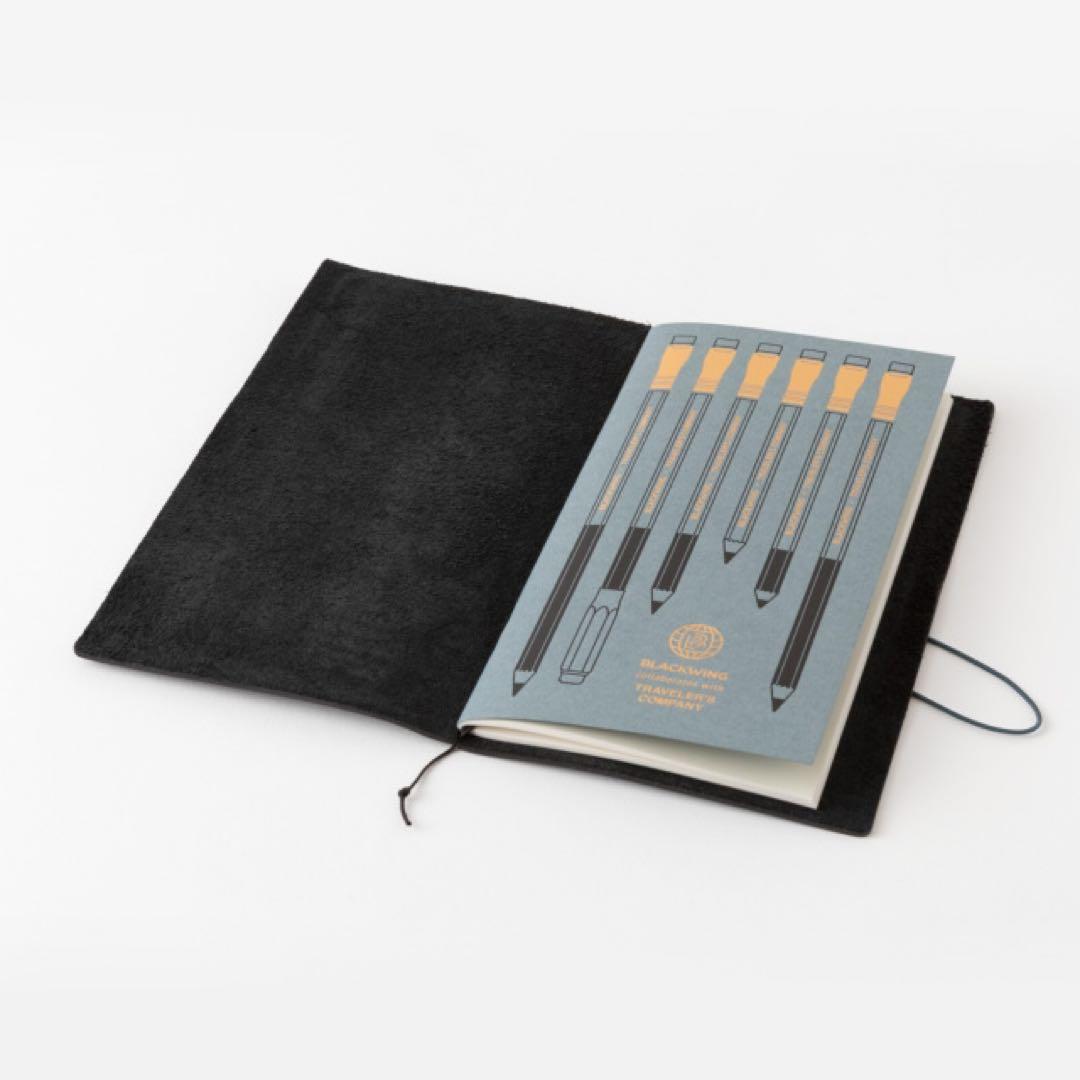 【新品】トラベラーズノート ブラックウィング 本体リフィル チャーム3点セット