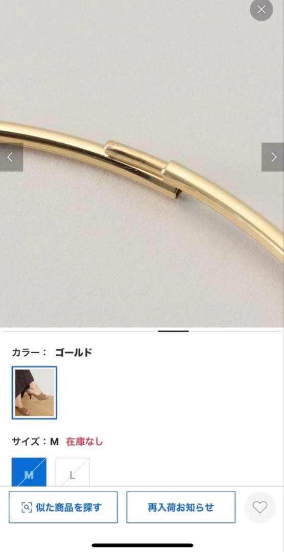 MUSE DeuxiemeClass JENNYBIRDアンクレット　Lサイズ