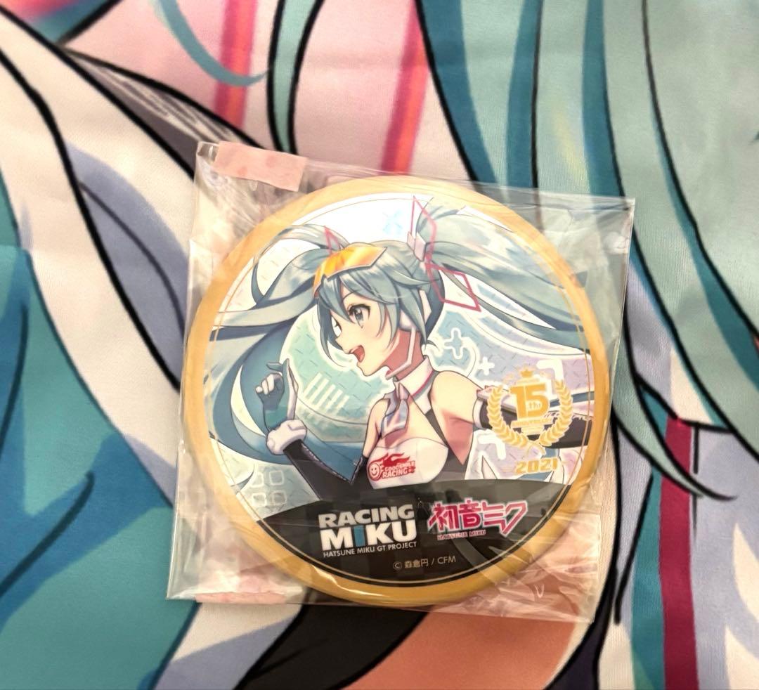 初音ミク レーシングミク 2021 缶バッジ フルグラフィックハッピ
