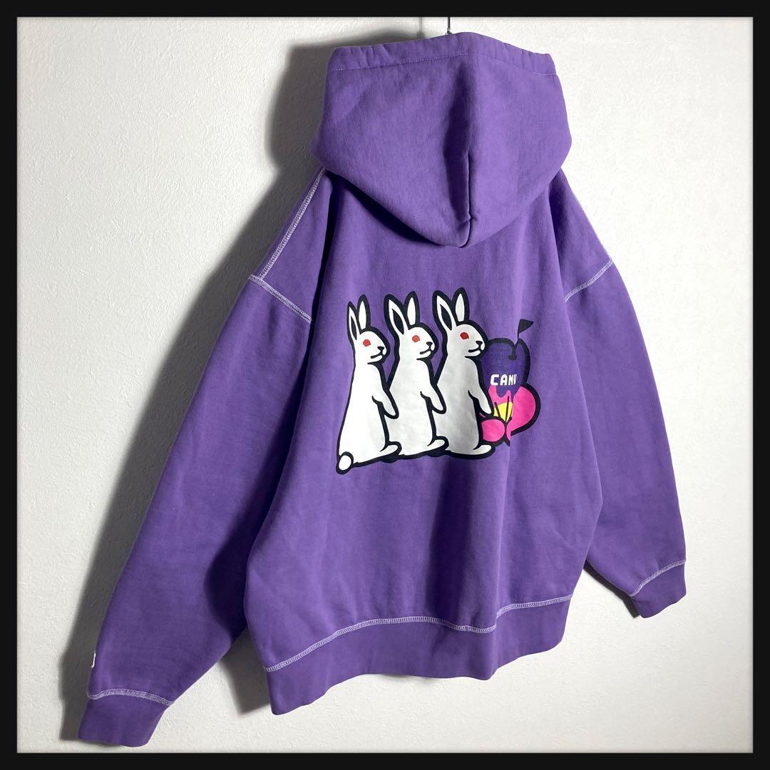 【限定コラボ】FR2 くれまぐ CANVY バックロゴ ジップパーカー 美品