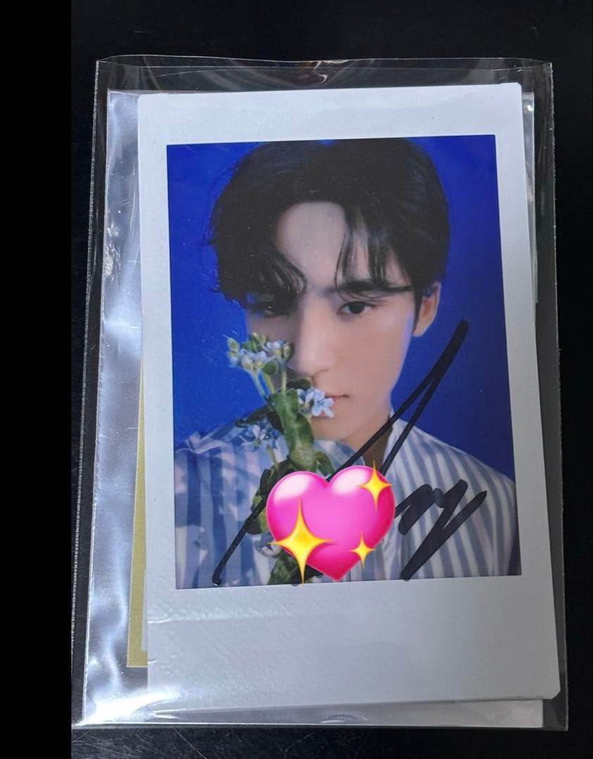 SEVENTEEN HANABI ミンギュ　サイン入りチェキ