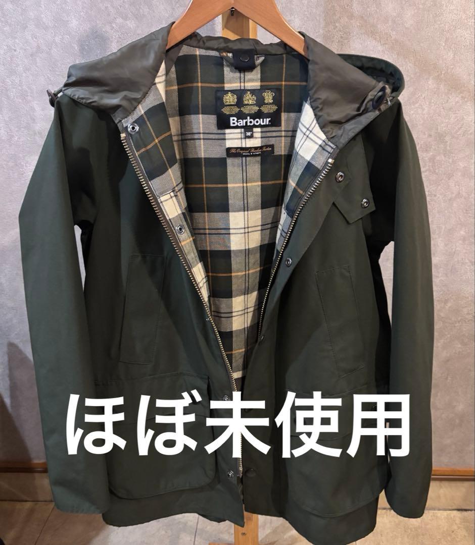 ほぼ未使用❤️Barbour フーデッドビデイルSL 2レイヤー ノンオイル38