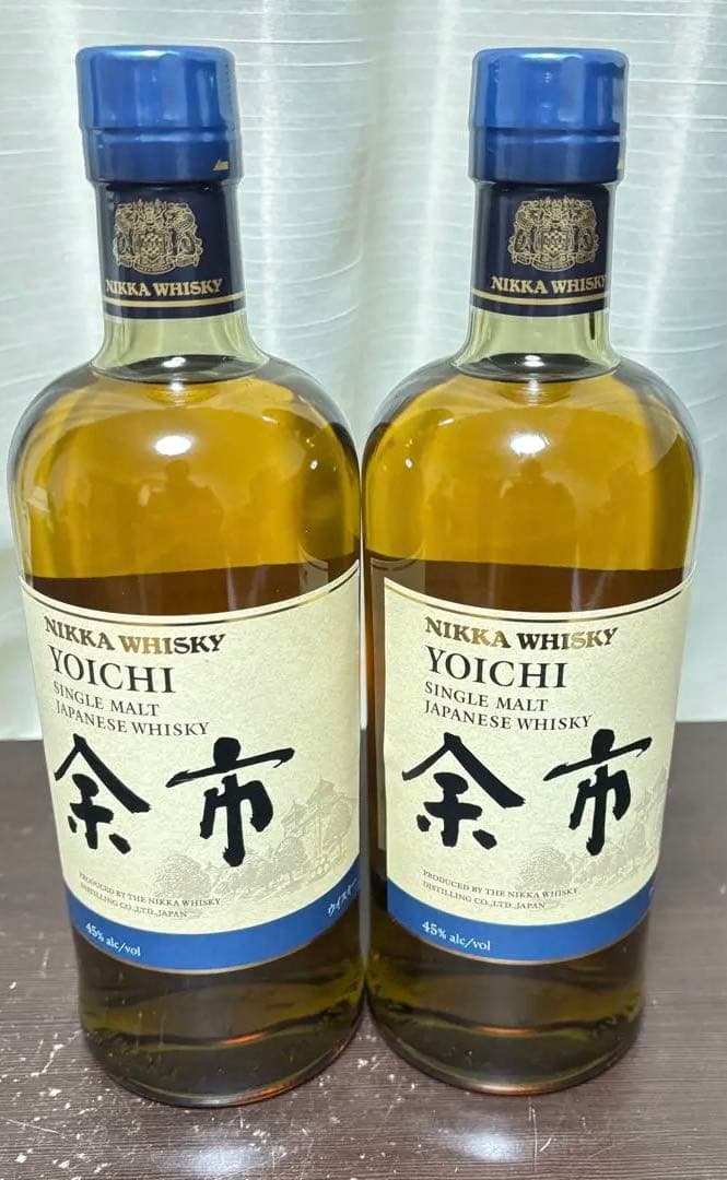 余市 シングルモルトウイスキー700ml 2本セット